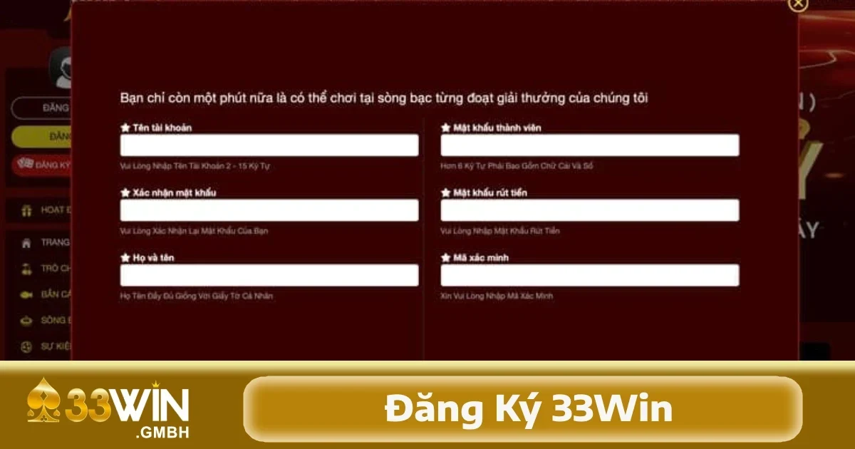 Tạo tài khoản thành viên chính thức dễ dàng, tiện lợi