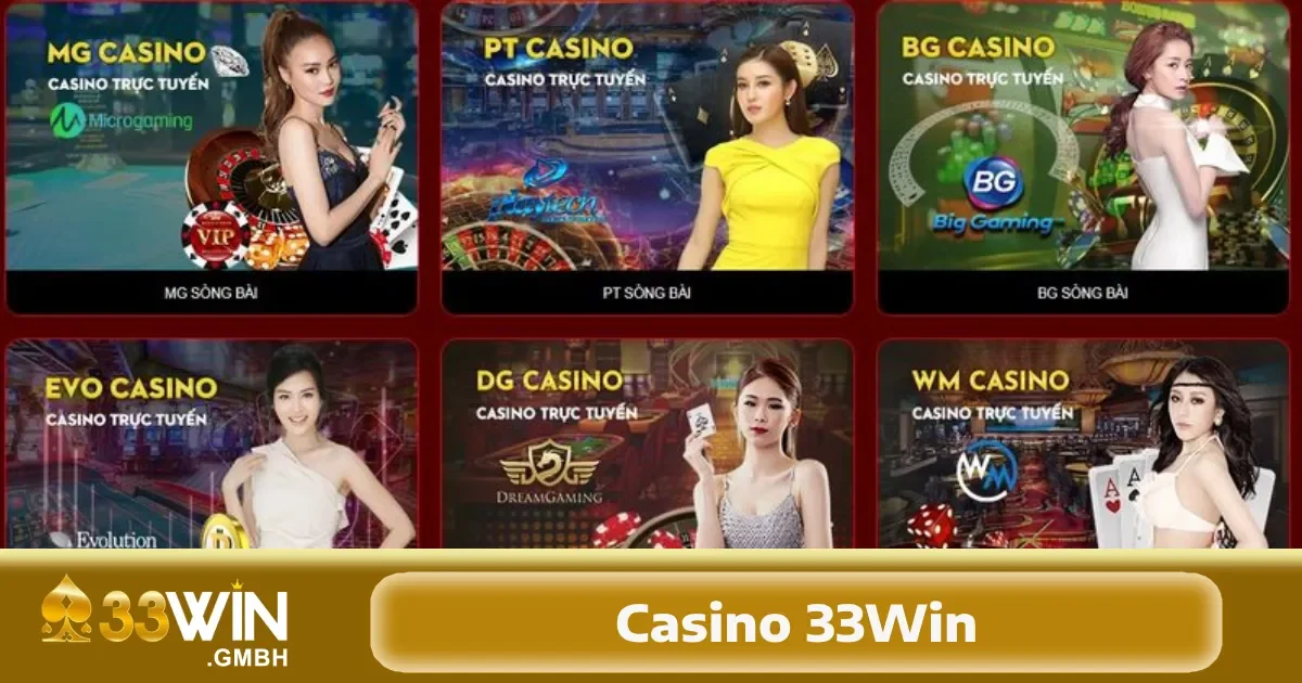 Casino 33Win 2 Một điểm mạnh đáng chú ý của Casino 33Win chính là giao diện người dùng trực quan, dễ điều hướng
