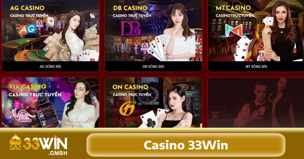 Casino 33Win 4 Đến với Casino 33Win, bạn sẽ được trải nghiệm hàng trăm tựa game slot từ các nhà phát triển hàng đầu như Microgaming, Playtech, NetEnt...