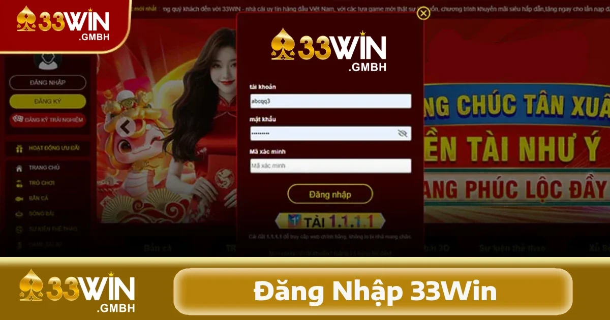 Đăng Nhập 33Win 1 Các phương thức đăng nhập 33Win người chơi có thể dùng