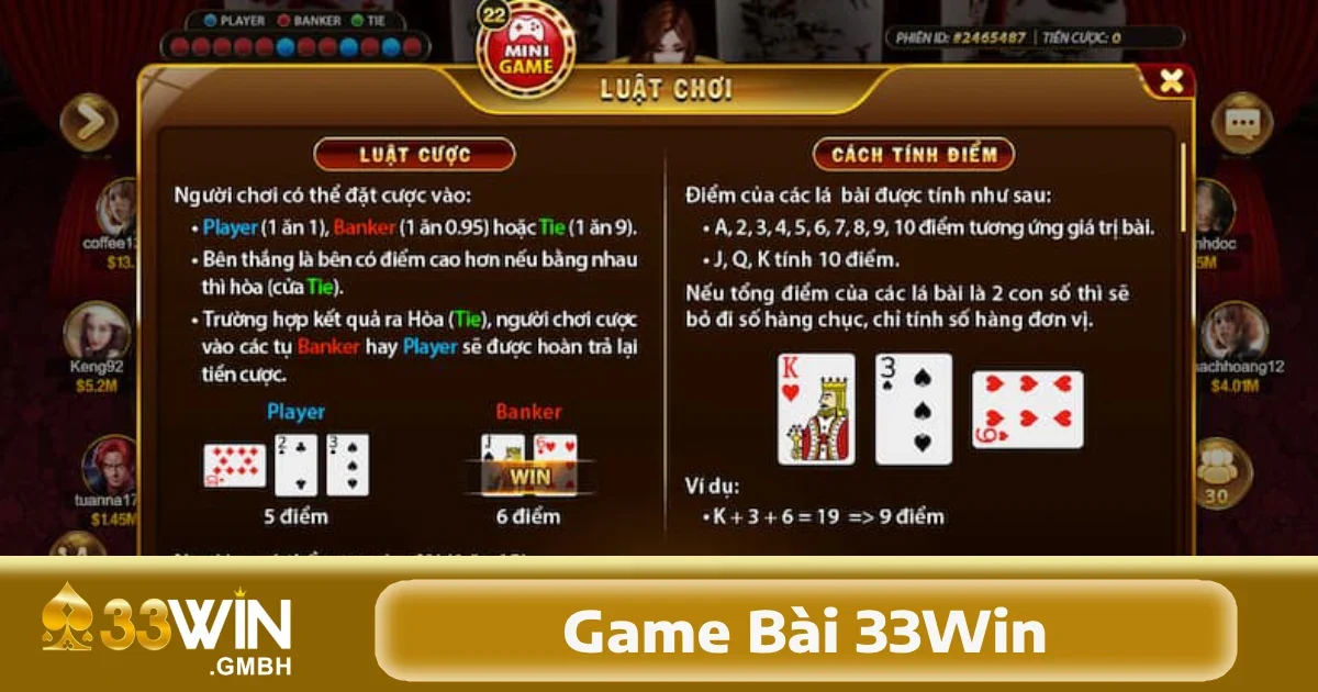 Game bài 33Win 2 Chơi Blackjack trực tuyến tại game bài 33Win mang lại nhiều lợi ích như không cần phải di chuyển, tiết kiệm thời gian