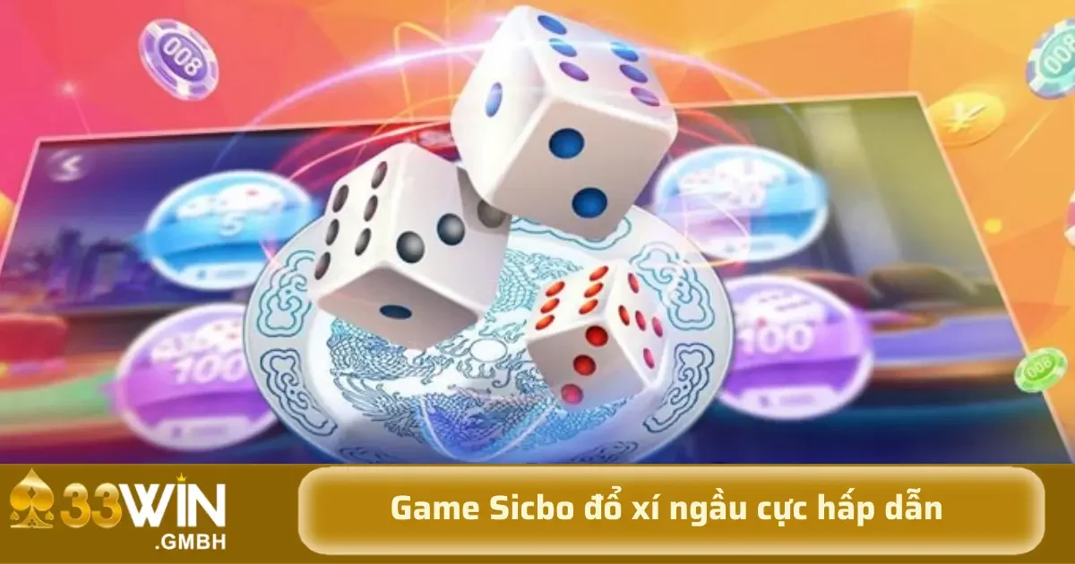 Game Sicbo 33Win – Đổ Xí Ngầu Cực Hấp Dẫn Cho Người Yêu May Rủi 2 Thời gian gần đây, Sicbo đã chuyển mình mạnh mẽ trong lĩnh vực casino trực tuyến nhờ những ưu điểm nổi bật như dễ chơi, tốc độ nhanh và tính giải trí cao.